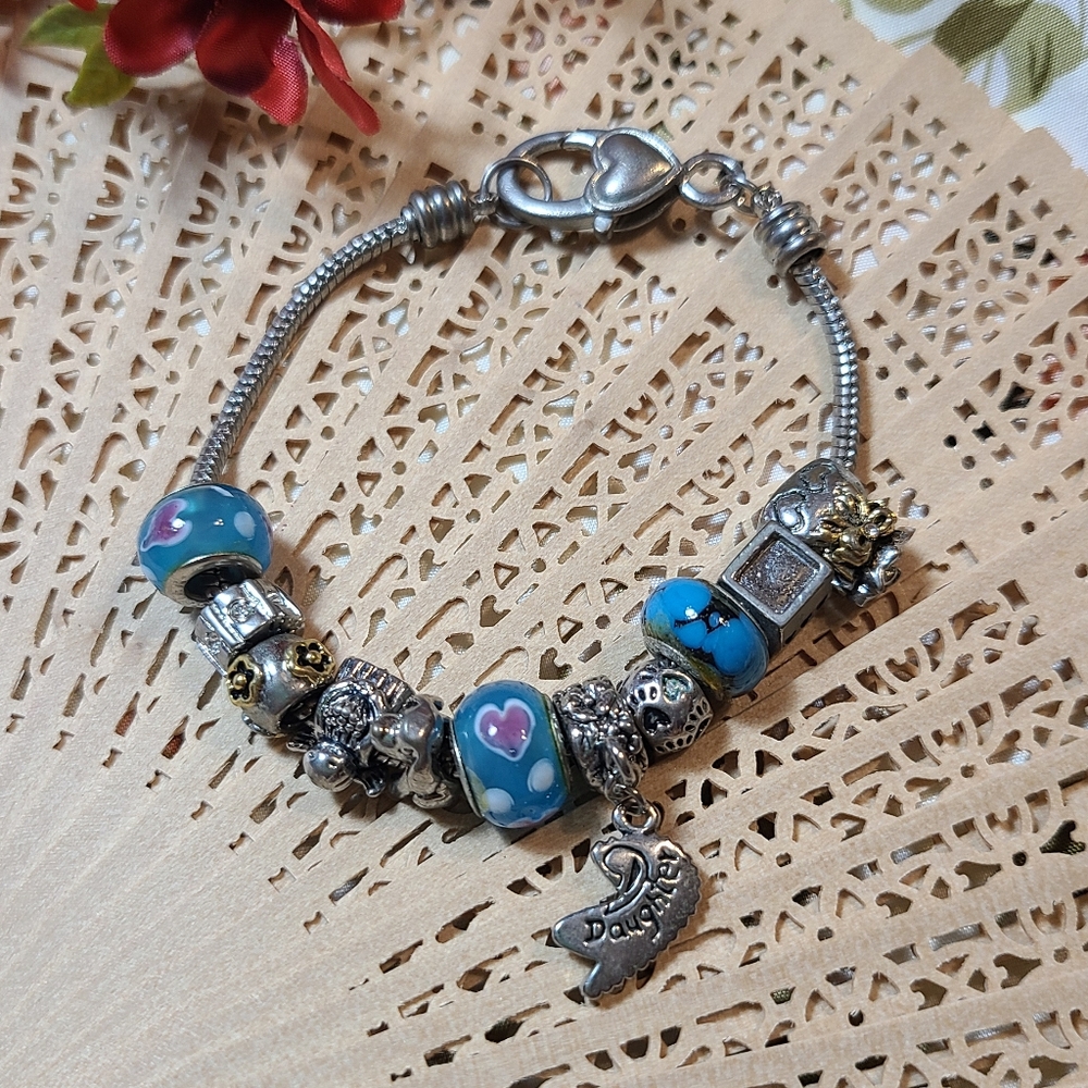 Daughter Charm Bracelet For Sale